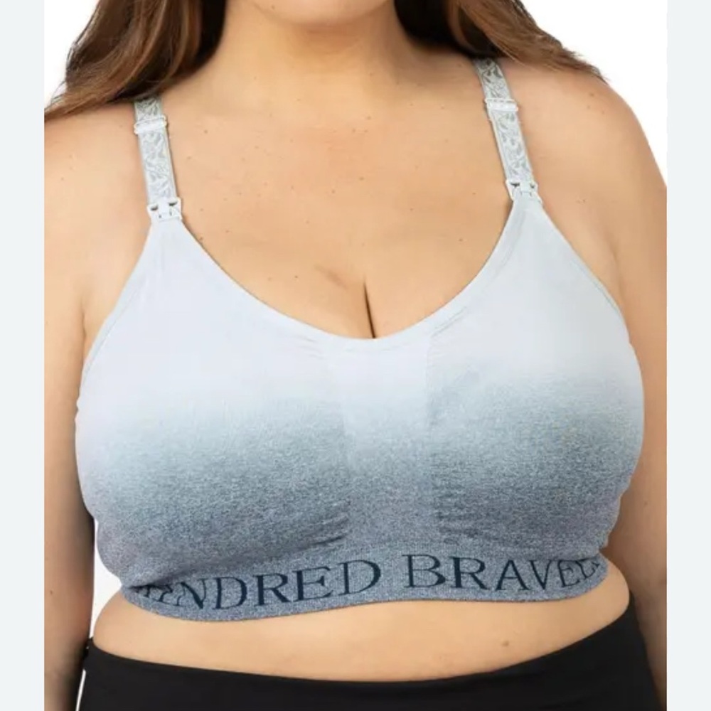 Kindred Bravely Sublime Nursjng Maternity Sports Bra Ombré Storm XL Busty